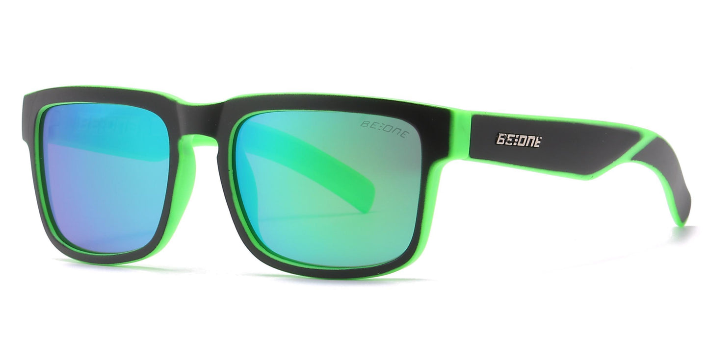 PL 3005 - Junior Square Flat Top Keyhole Polarized Sunglasses