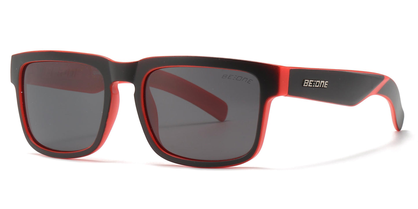PL 3005 - Junior Square Flat Top Keyhole Polarized Sunglasses
