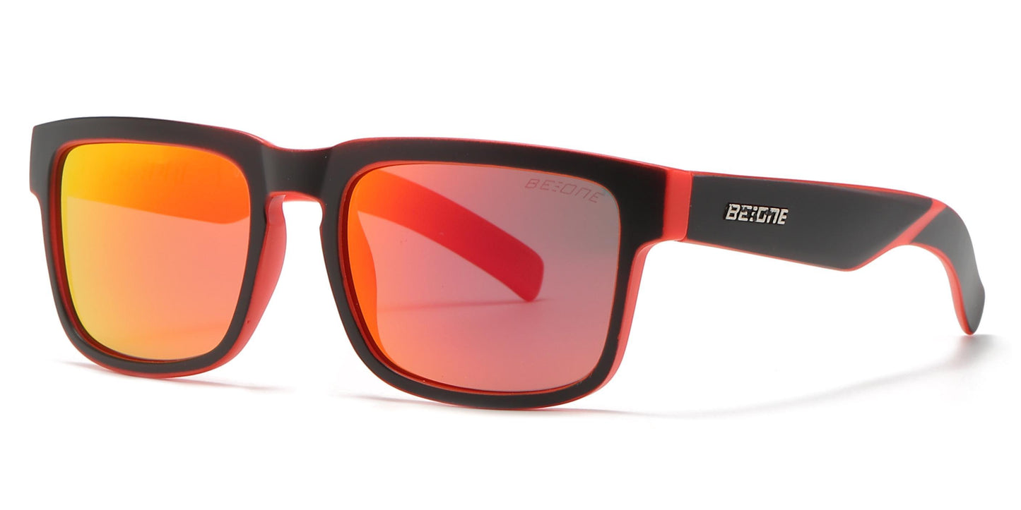 PL 3005 - Junior Square Flat Top Keyhole Polarized Sunglasses
