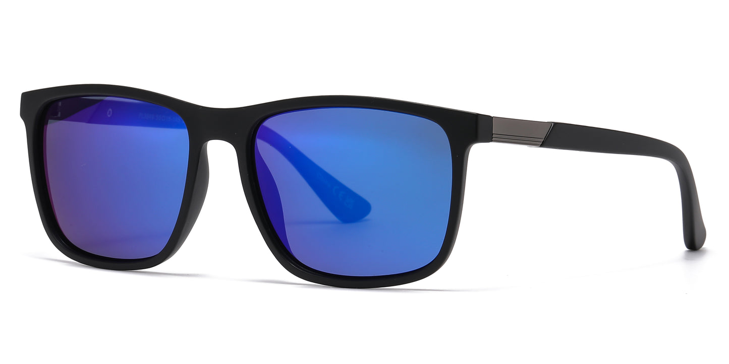 PL 3949 - Polarized Sports Rectangular Sunglasses for Men