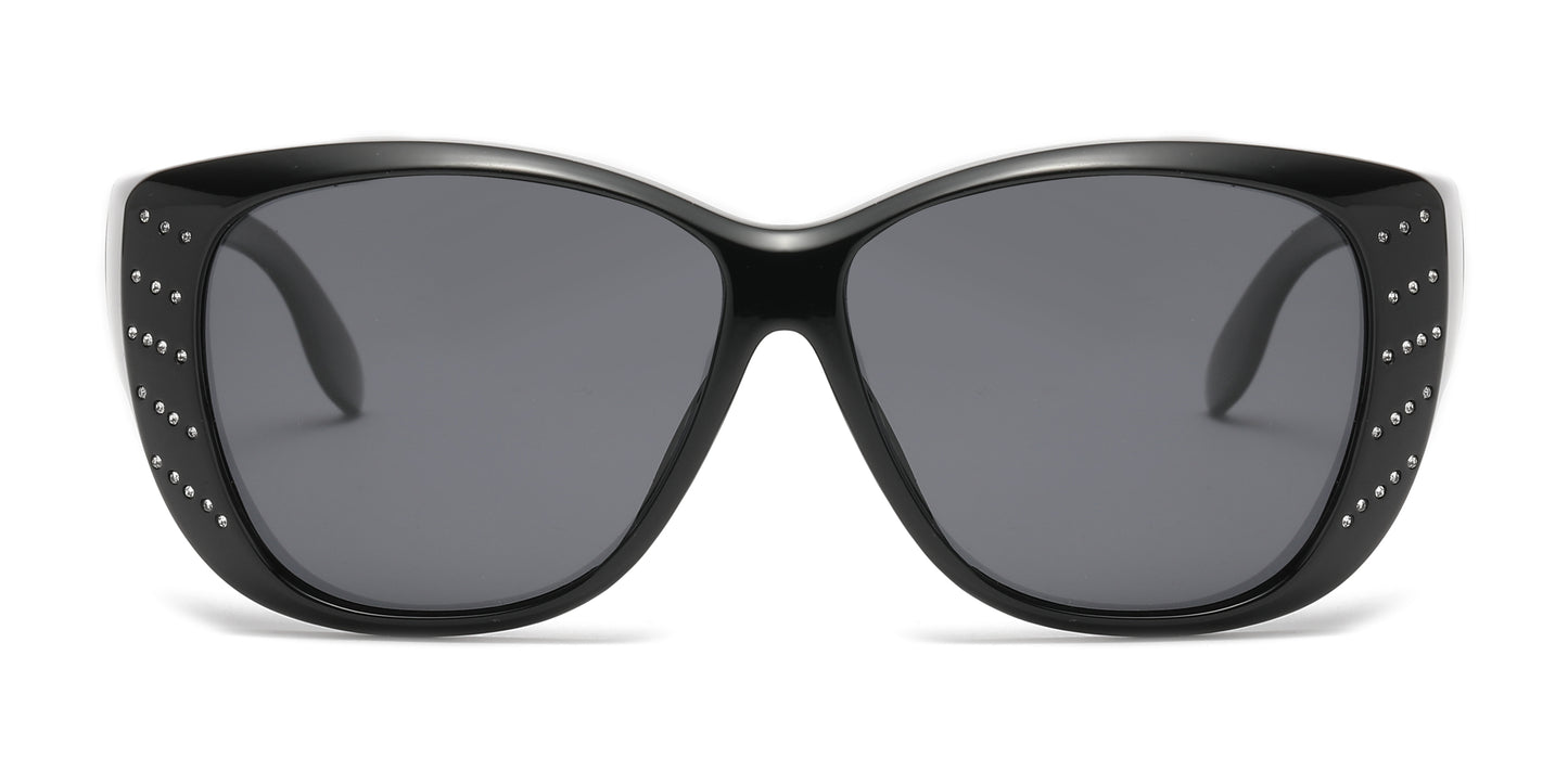 PL 3978 - Cover Over Polarized Plastic Sunglasses
