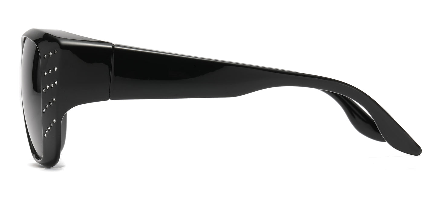 PL 3978 - Cover Over Polarized Plastic Sunglasses