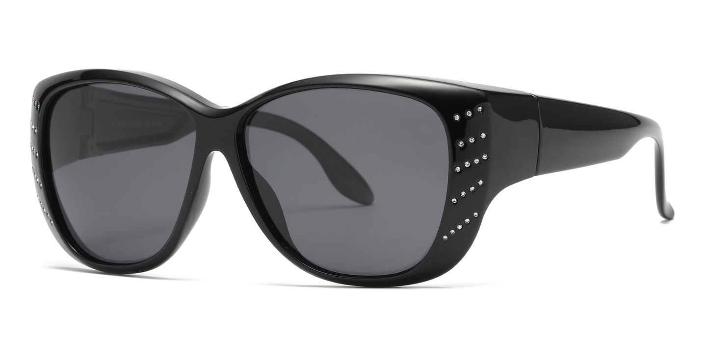 PL 3978 - Cover Over Polarized Plastic Sunglasses