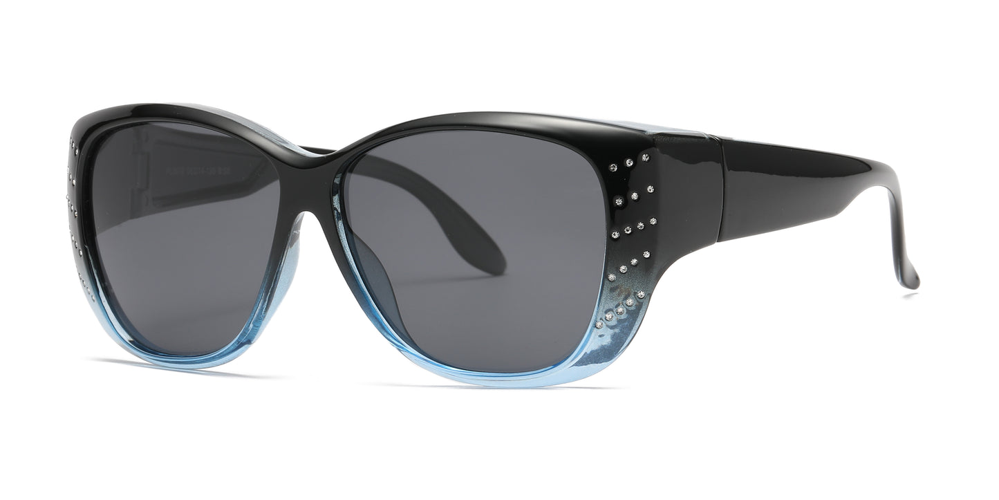 PL 3978 - Cover Over Polarized Plastic Sunglasses