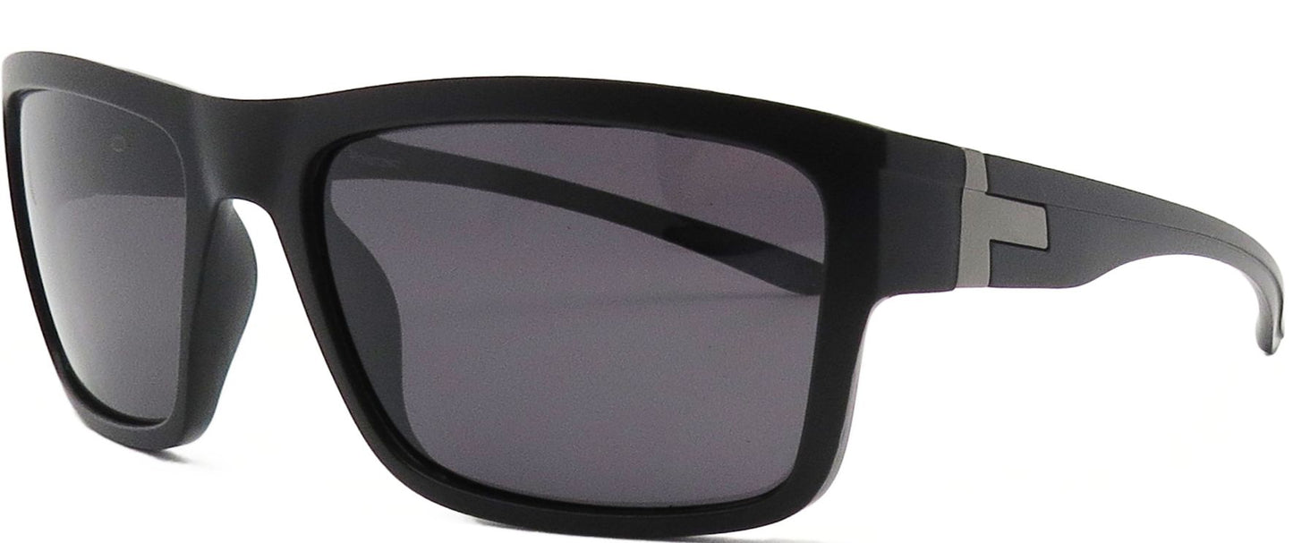 PL 5205 - Polarized Plastic Rectangular Sunglasses 1.1 MM