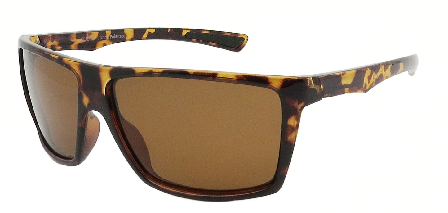 PL 5208 - Polarized Plastic Flat Top Sunglasses