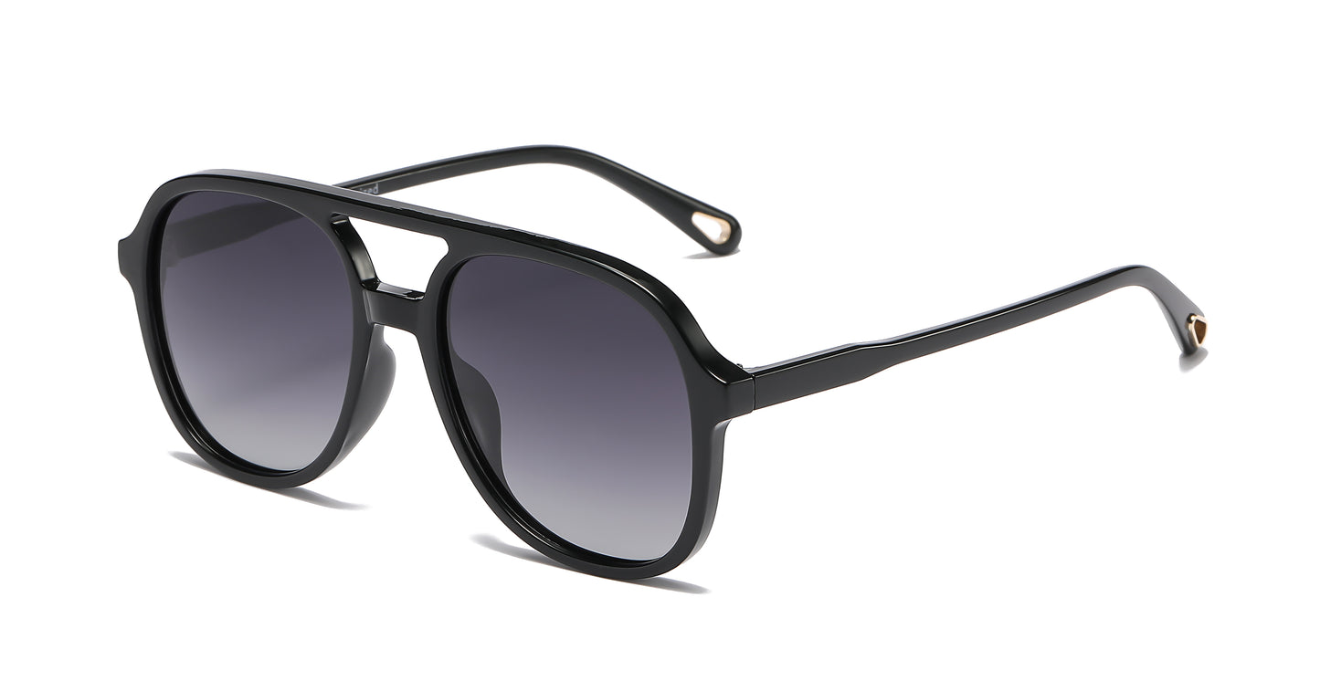 PL 5234 - Polarized Plastic Flat Top Sunglasses