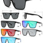 PL 5316 - Polarized One Piece Lens Flat Top Plastic Sunglasses