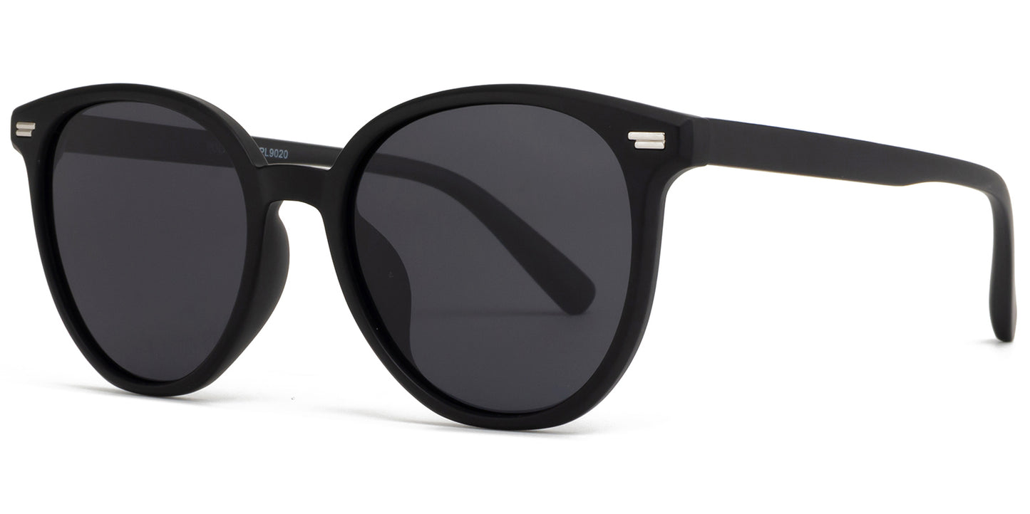 PL 9020 - Polarized Round Plastic Sunglasses