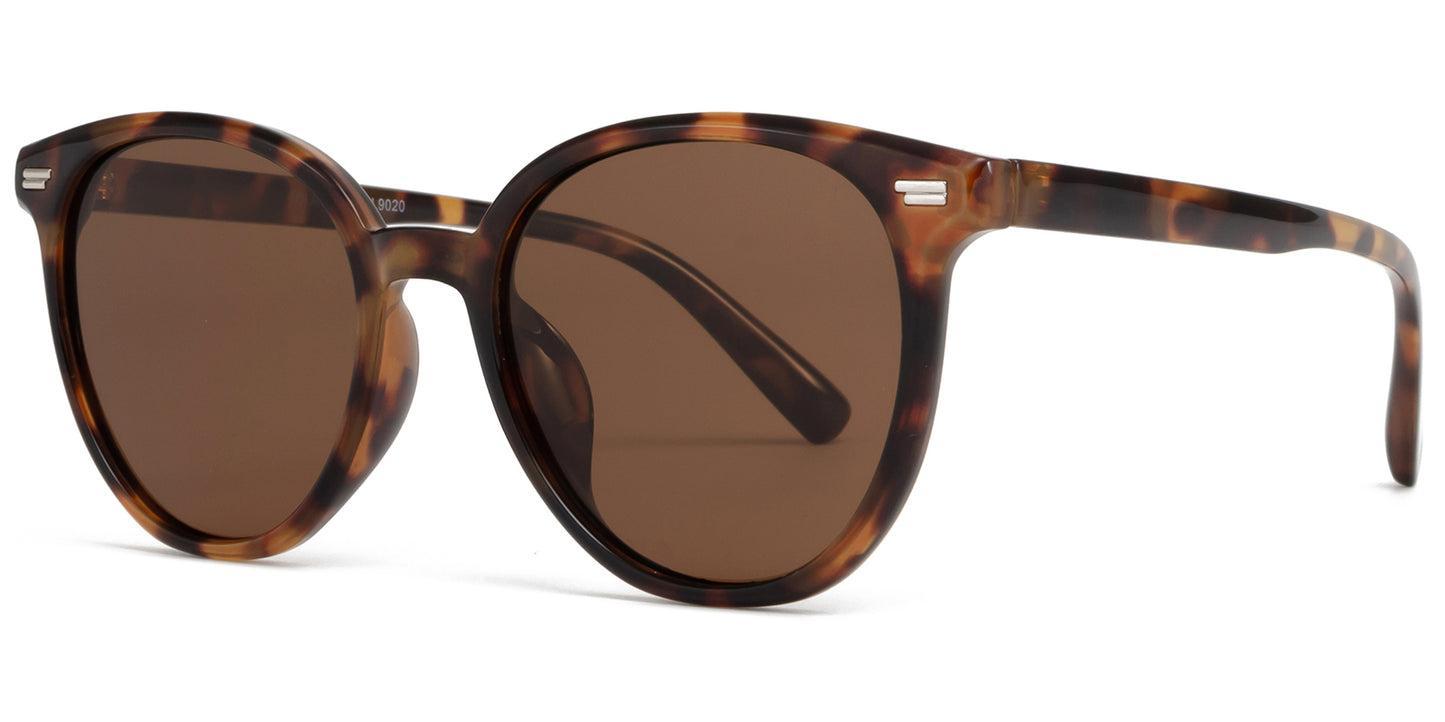 PL 9020 - Polarized Round Plastic Sunglasses