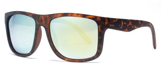 PL 9076 - Classic Sport with Color Mirror Lens Plastic Sunglasses