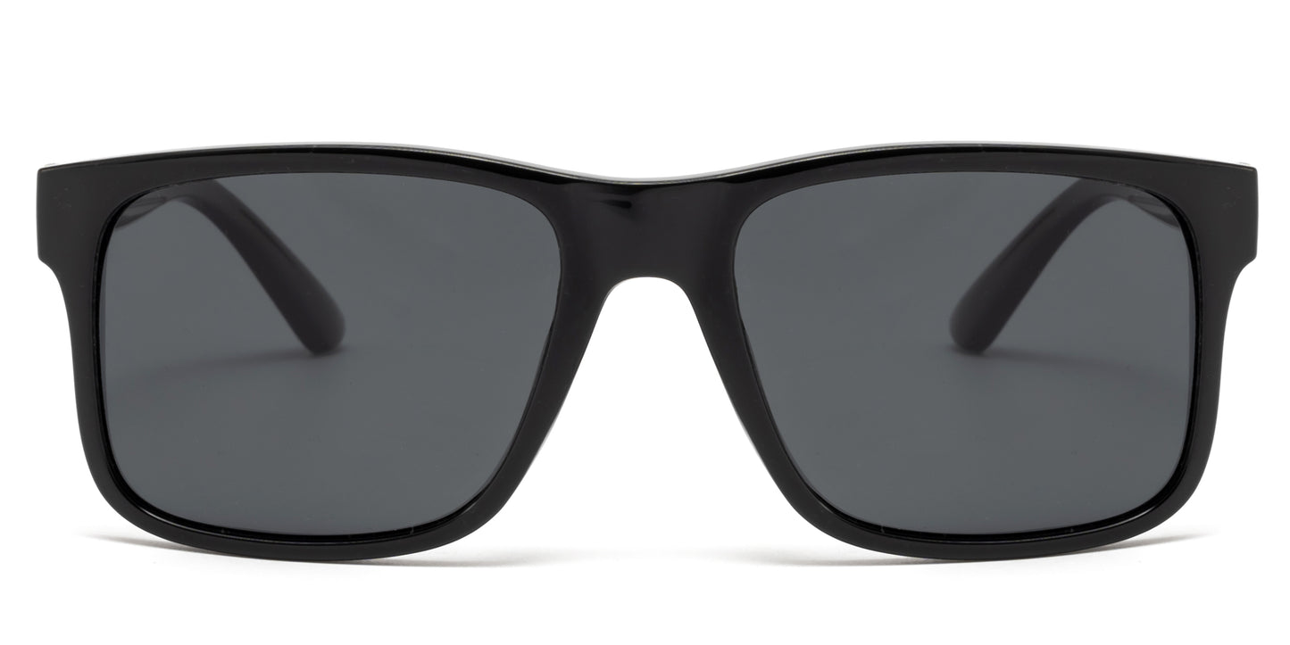 PL 9084 - Rectangular Men Plastic Polarized Sunglasses