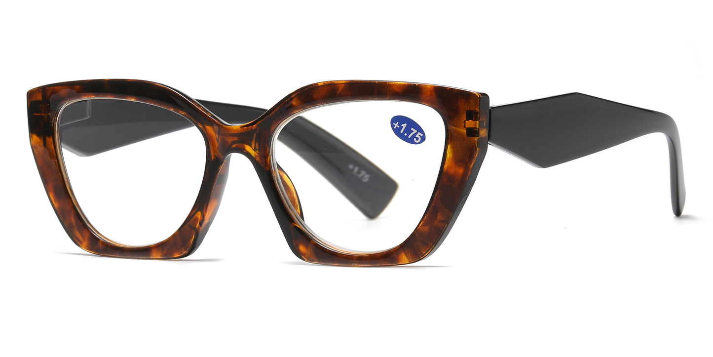 RS 1036 - Cat Eye Women Plastic Reading Glasses