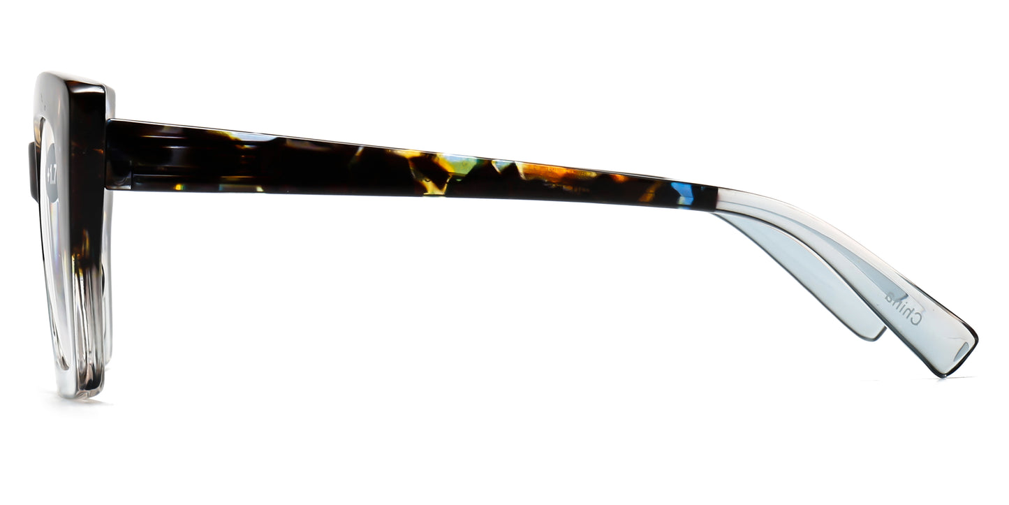 RS 1066 - Large Rectangular Plastic Reading Glasses