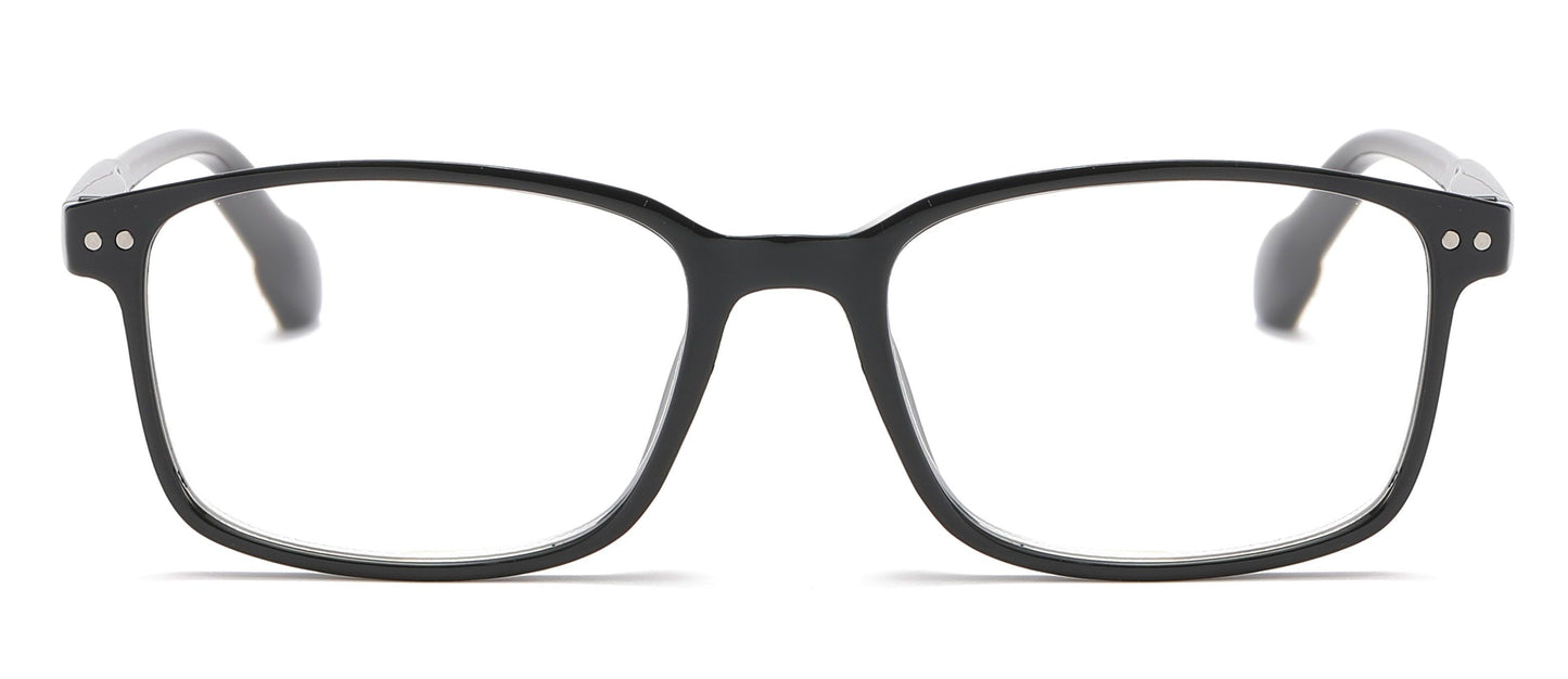 RS 1231 - Wide Rectangular Plastic Reading Glasses