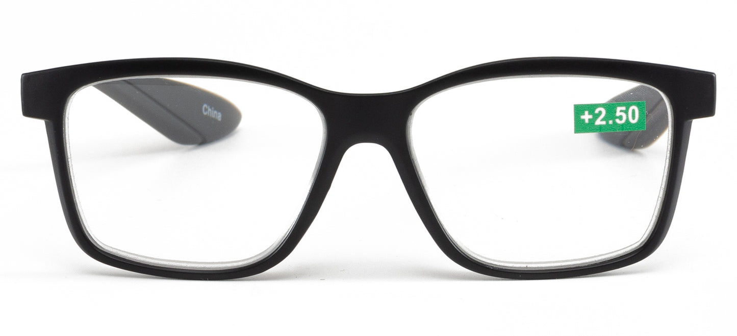 RS 1254 - Plastic Rectangular Reading Glasses