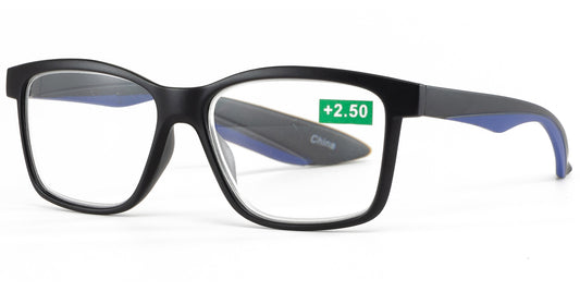 RS 1254 - Plastic Rectangular Reading Glasses