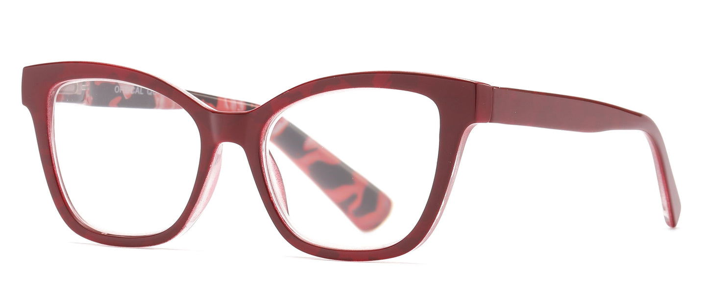 RS 1258 - Women Plastic Cat Eye Reading Glasses