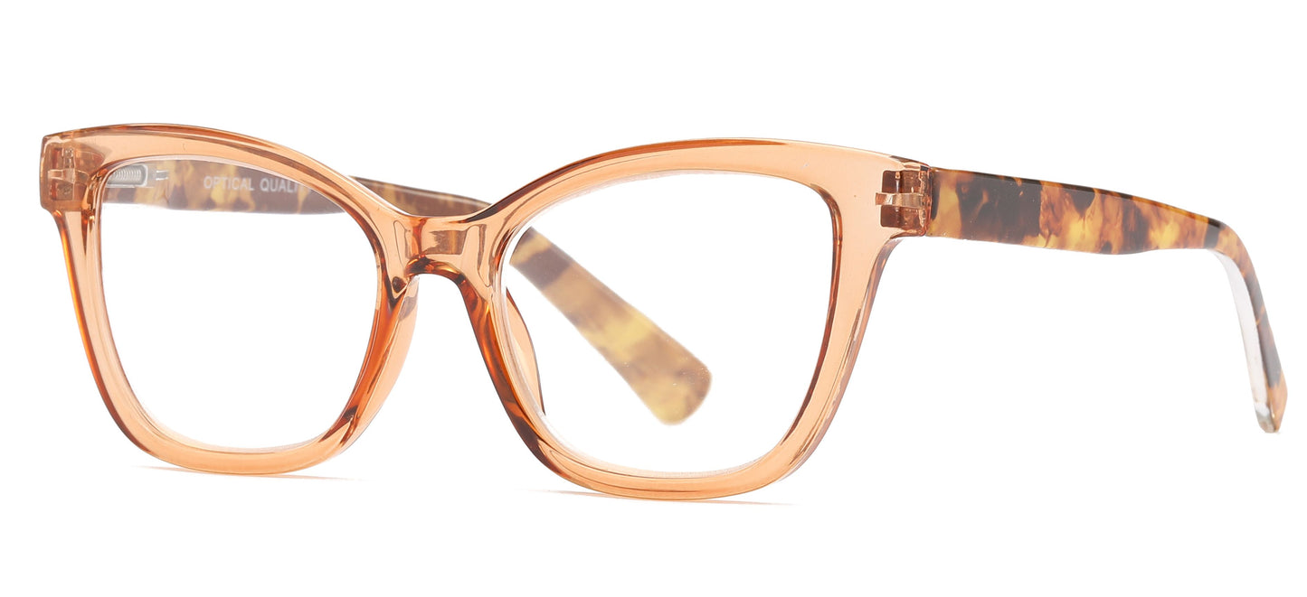 RS 1258 - Women Plastic Cat Eye Reading Glasses