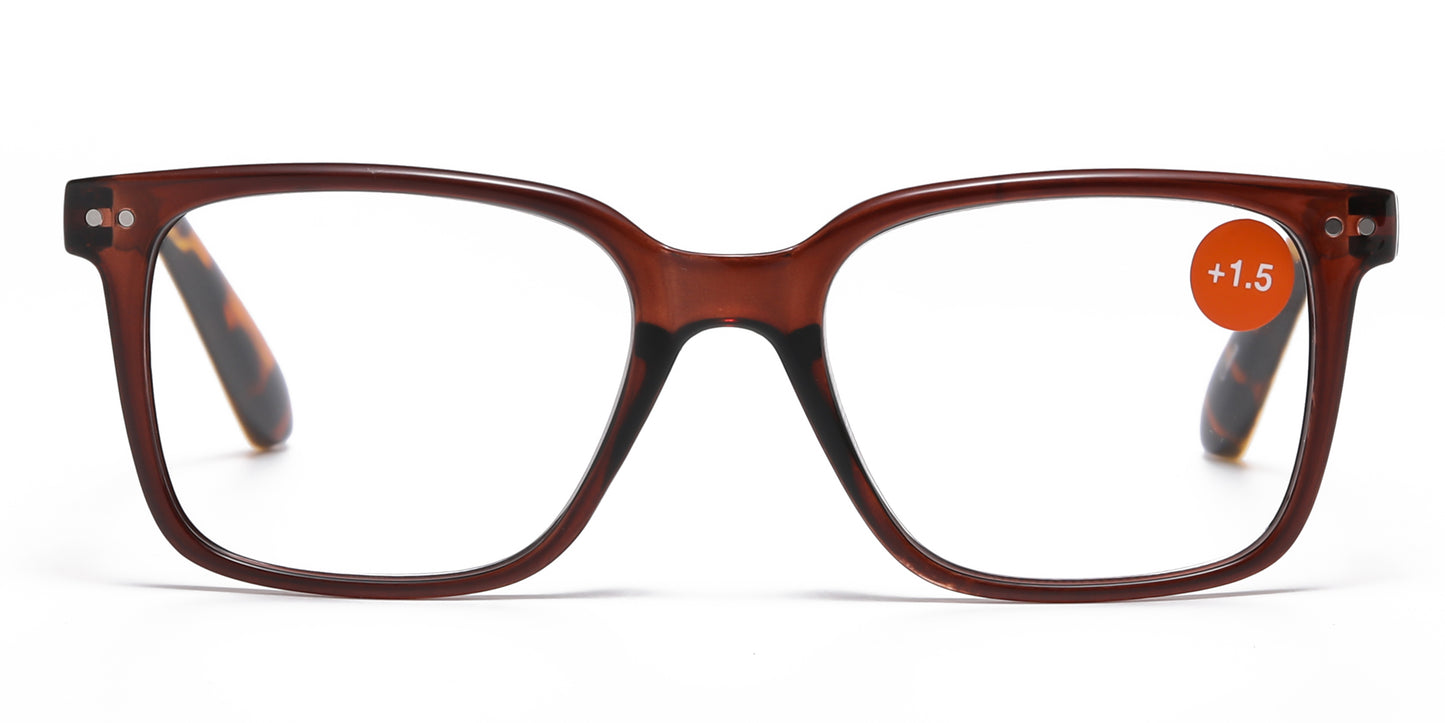 RS 1282 - Square Plastic Reading Glasses
