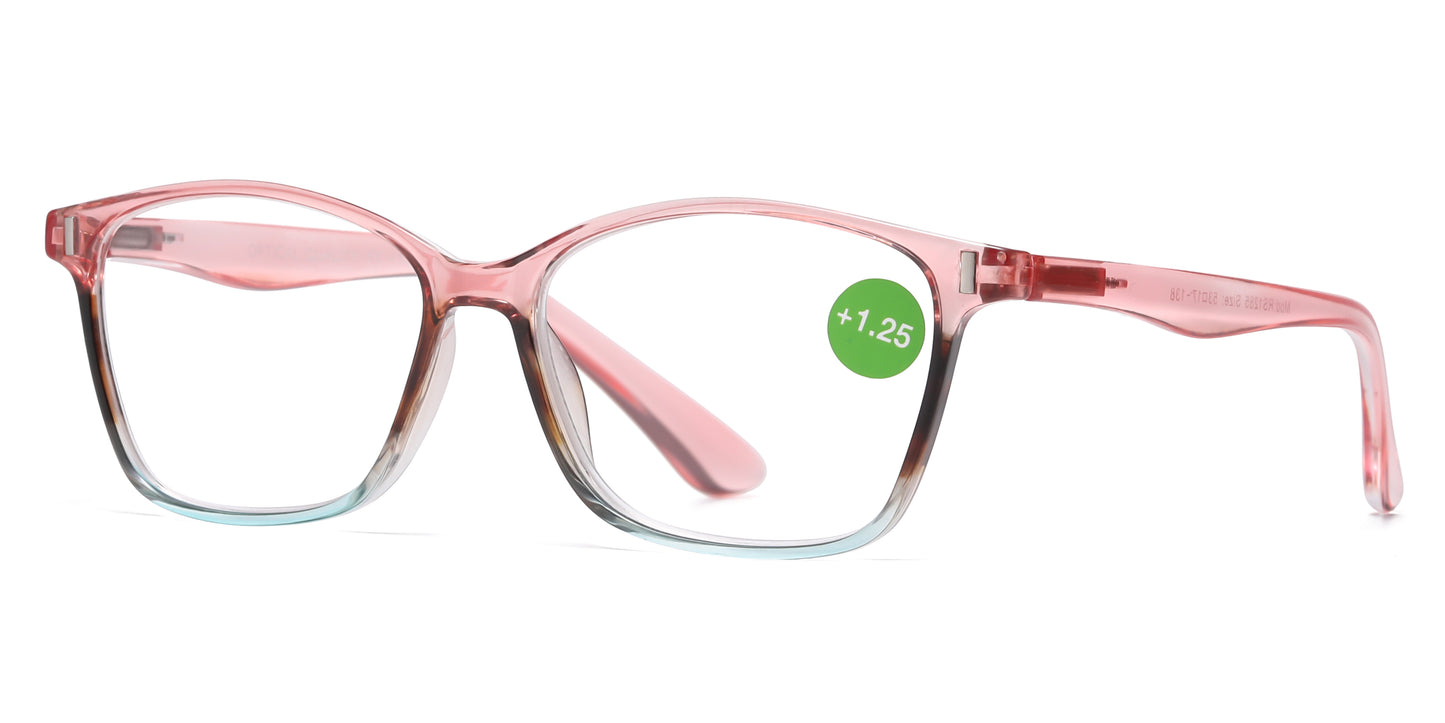 RS 1285 - Small Rectangular Plastic Reading Glasses