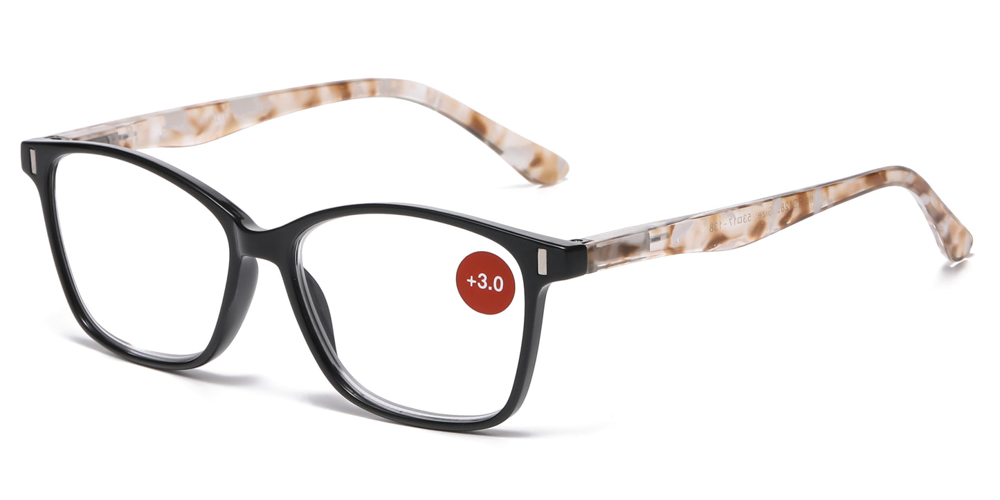 RS 1285 - Small Rectangular Plastic Reading Glasses