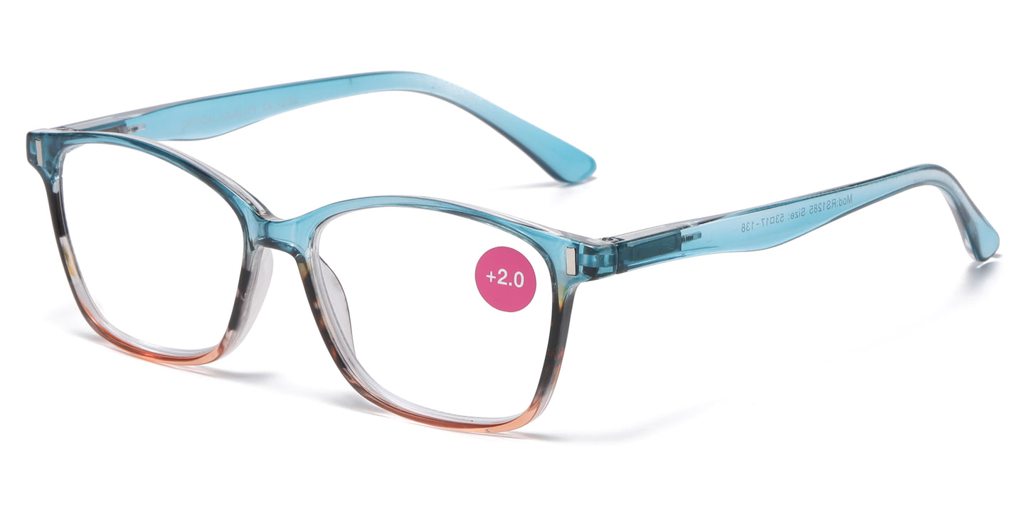 RS 1285 - Small Rectangular Plastic Reading Glasses