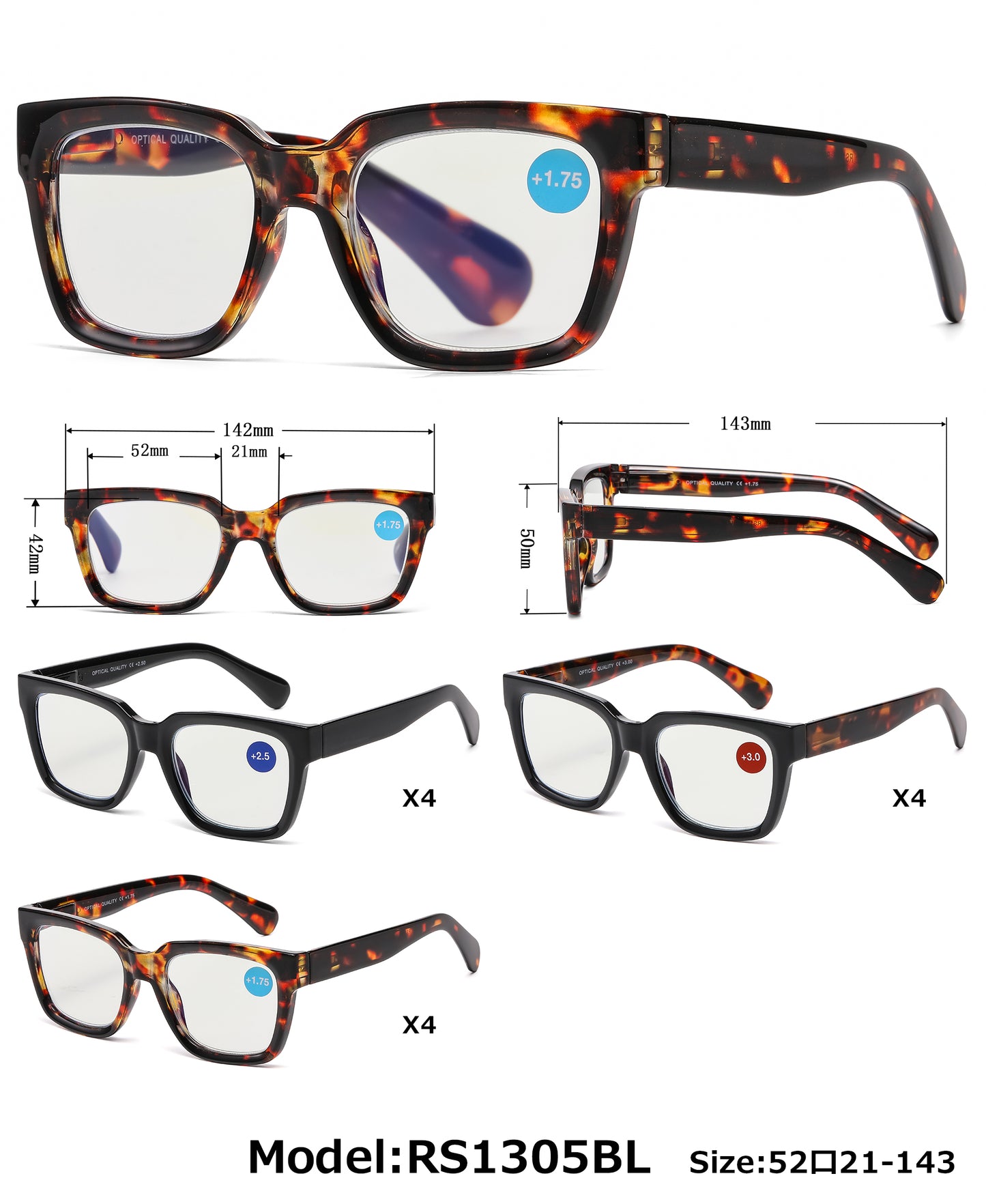 1305 BL - Blue Light Reading Glasses