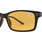 Wholesale - CRS 1018 +350 - Rectangular Plastic Computer Tinted Reading Glasses - Dynasol Eyewear