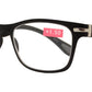 Wholesale - RS 1196 - Classic Horn Rimmed Metal Detail Plastic Reading Glasses - Dynasol Eyewear