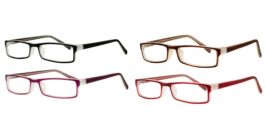 RS 1309 +1.25 - Plastic Rectangular Reading Glasses