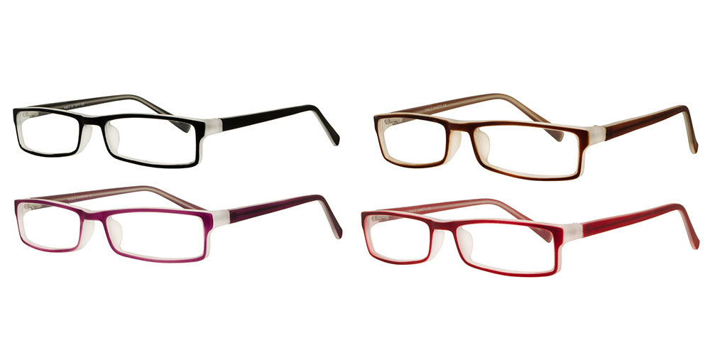 RS 1309 +1.25 - Plastic Rectangular Reading Glasses