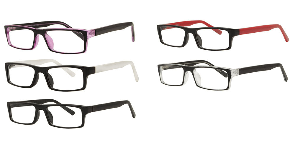 RS 1310 Rectangular Plastic Reading Glasses - Main Image