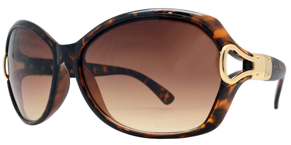 Wholesale - 1880 - Small Butterfly with Metal Loop Sunglasses - Dynasol Eyewear
