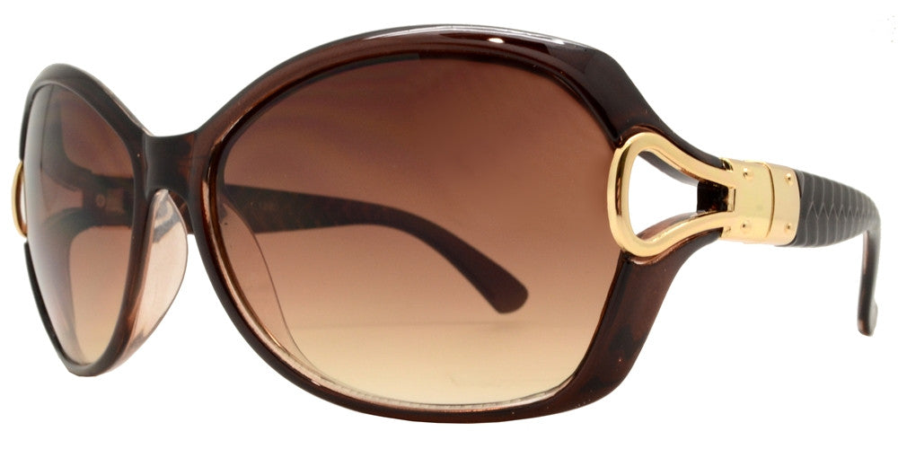 Wholesale - 1880 - Small Butterfly with Metal Loop Sunglasses - Dynasol Eyewear