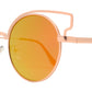 Wholesale - 1889 - Round Laser Cutout Cat Eye Sunglasses - Dynasol Eyewear