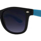 Wholesale - 4567-2 - Kids Horn Rimmed Black Frame Color Temple Sunglasses - Dynasol Eyewear