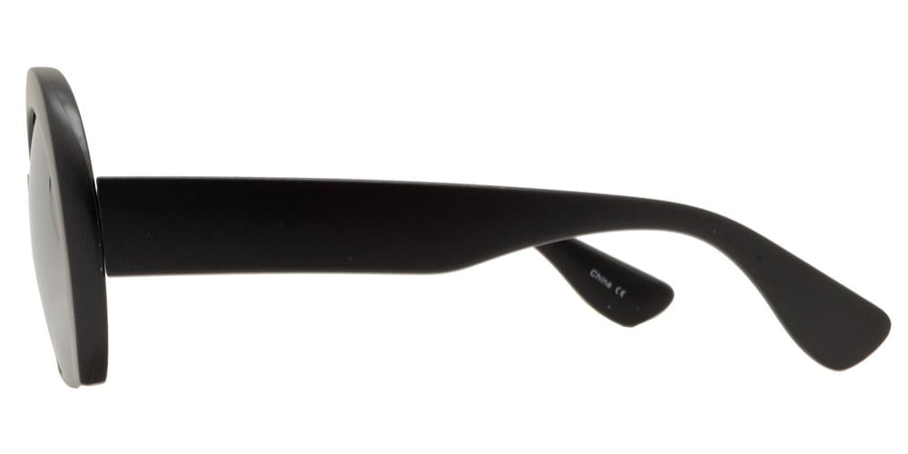 Wholesale - 7006 RVC - Semi-Rimless Round Color Mirror Lens Fashion Sunglasses - Dynasol Eyewear