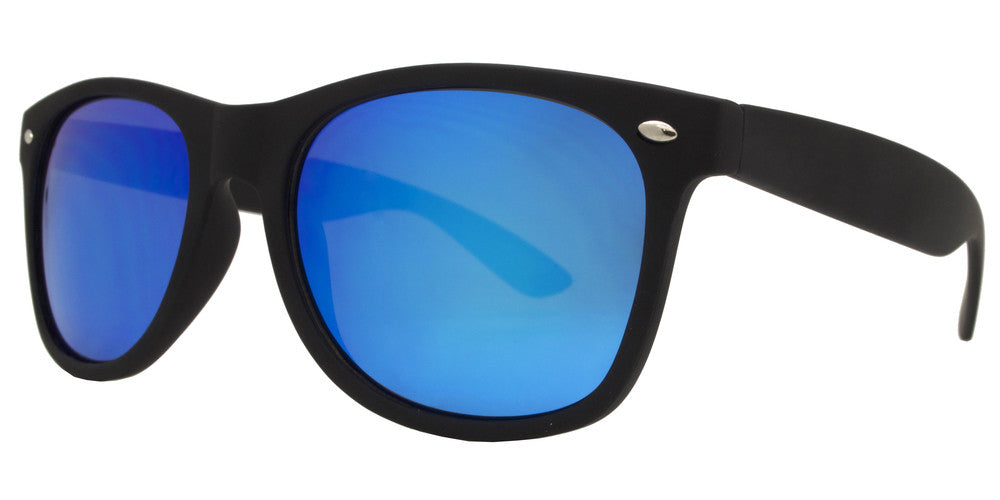 Wholesale - 7110 Black Spectrum - Classic Horn Rimmed Color Spectrum Lens Plastic Sunglasses - Dynasol Eyewear