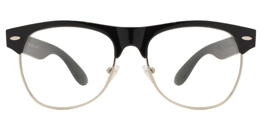 Wholesale - 7581 N - Retro Horn Rimmed Sunglasses with Clear Lens - Dynasol Eyewear