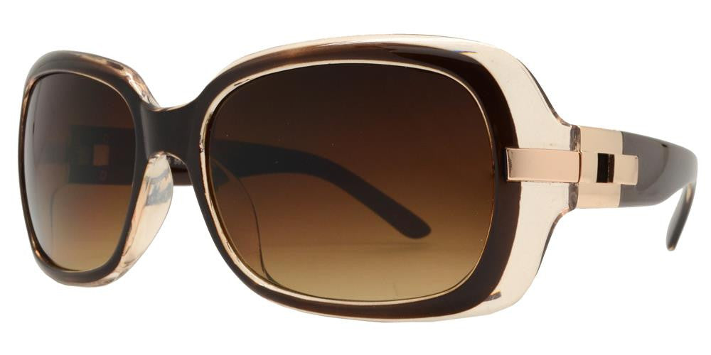Wholesale - 7585 - Women's Fashion Metal Accent Sunglasses - Dynasol Eyewear