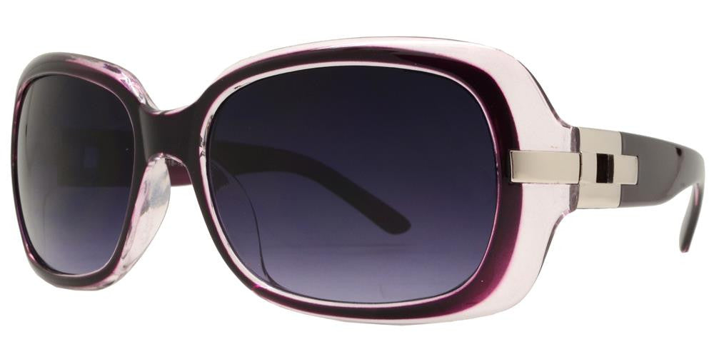 Wholesale - 7585 - Women's Fashion Metal Accent Sunglasses - Dynasol Eyewear