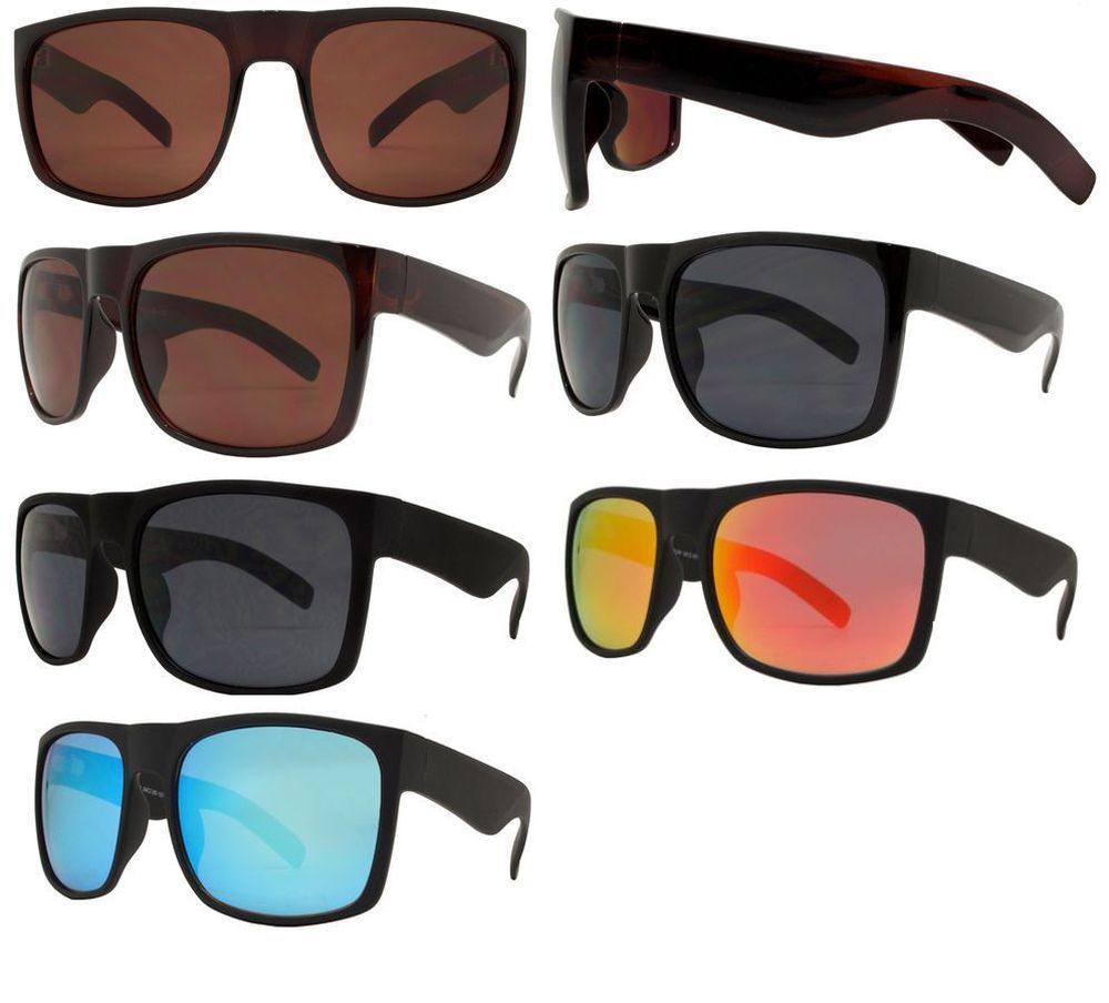 7633 Mixed - Classic Square Sports Sunglasses Assorted colors