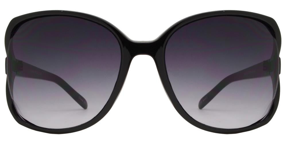 Wholesale - 7711 - Plastic Butterfly Sunglasses with Cut Out Temple - Dynasol Eyewear