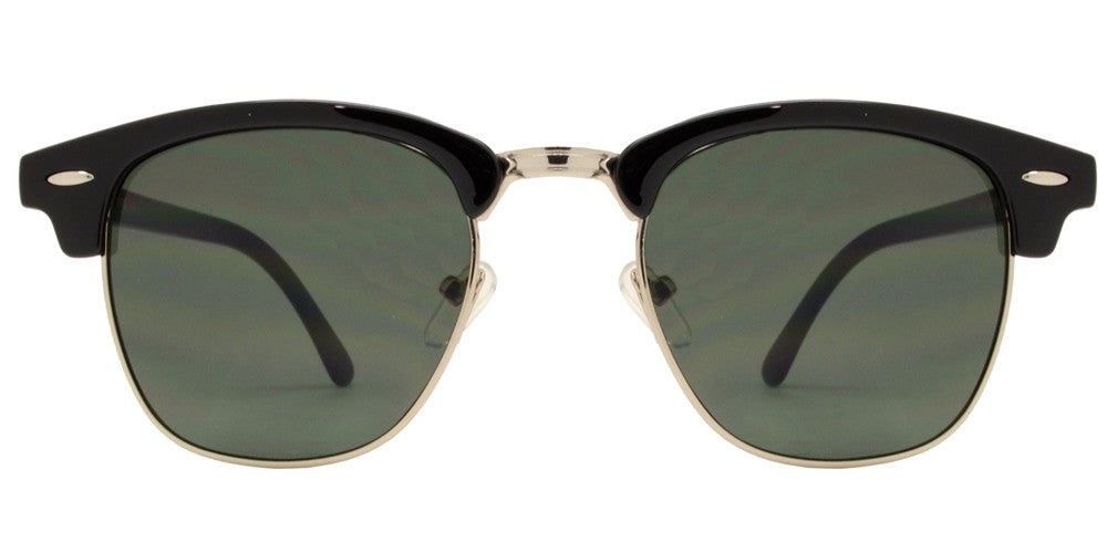 Wholesale - 7768 - Classic Horn Rimmed Half Frame Sunglasses - Dynasol Eyewear
