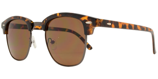 Wholesale - 7768 - Classic Horn Rimmed Half Frame Sunglasses - Dynasol Eyewear