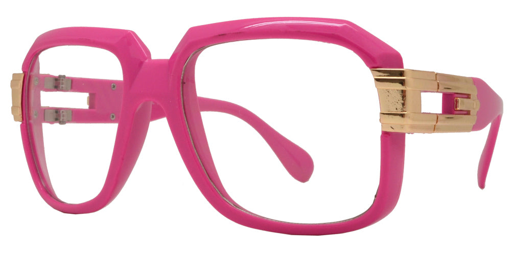 7814 Clear Colors - Plastic Colored Frame Sunglasses with Clear Lens