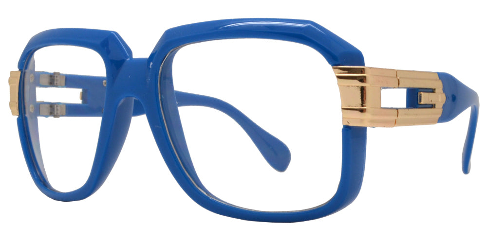 7814 Clear Colors - Plastic Colored Frame Sunglasses with Clear Lens