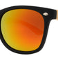 7110 Bamboo - Classic Bamboo Temple Sunglasses Mixed Color Polycarbonate Lens