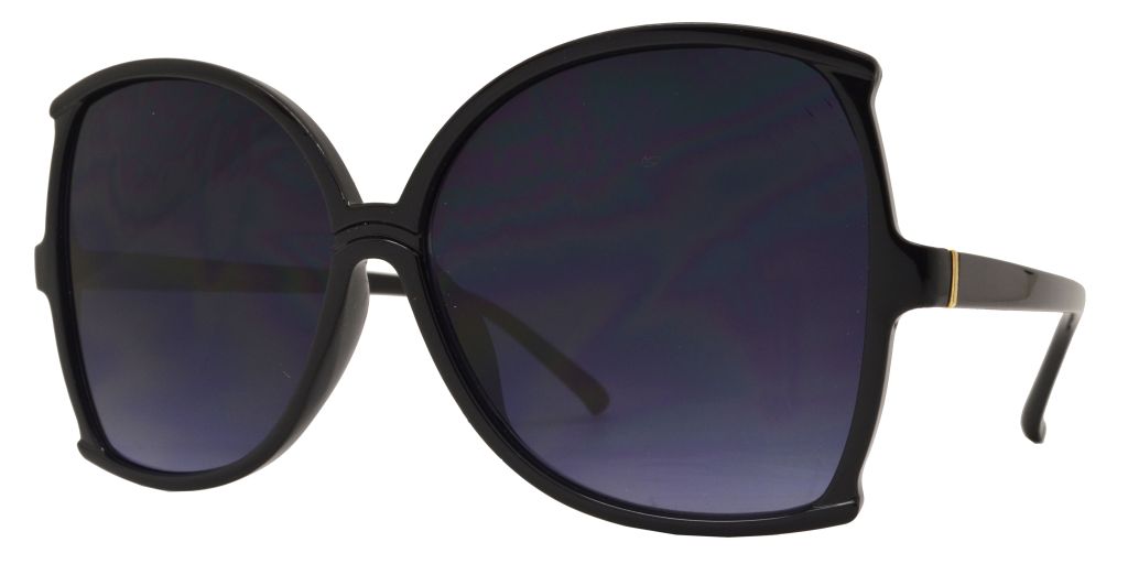 Wholesale - 7965 - Oversized Women's Wholesale Butterfly Plastic Sunglasses - Dynasol Eyewear